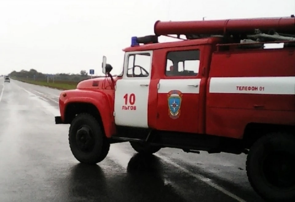 Пожар потушили за пять минут