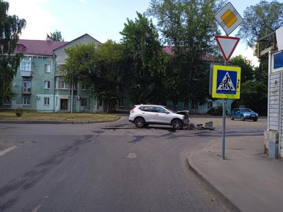 Иномарка не уступила дорогу отечественной легковушке. Фото: ГУ МВД по Самарской области