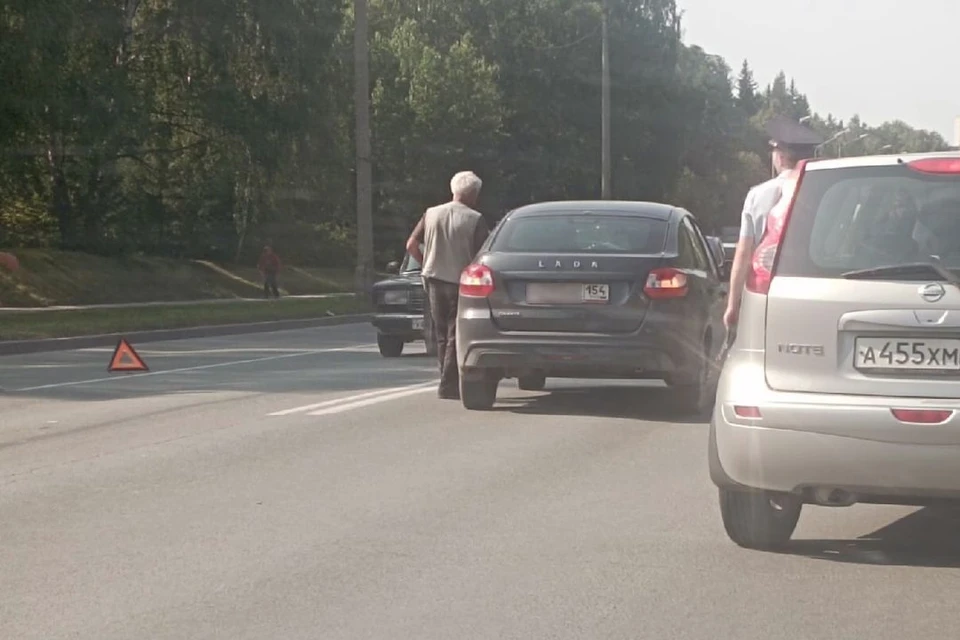 В Советском районе Новосибирска «Лада» сбила девушку. Фото: "АСТ-54"