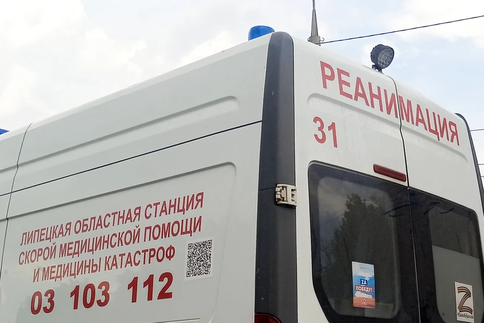 16-летнего мотоциклиста после ДТП с Ладой под Липецком доставили в больницу