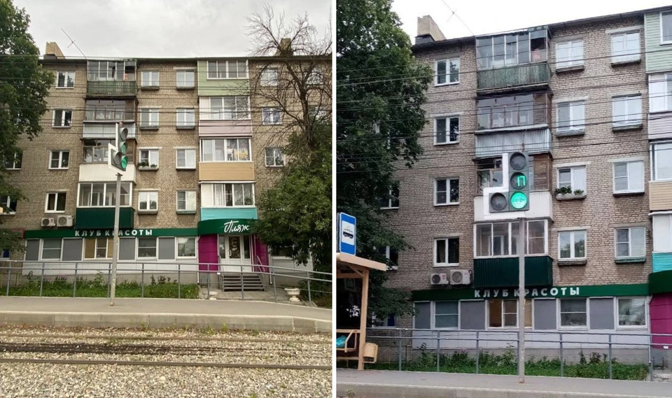 В Туле неизвестные хулиганы разворачивают светофоры