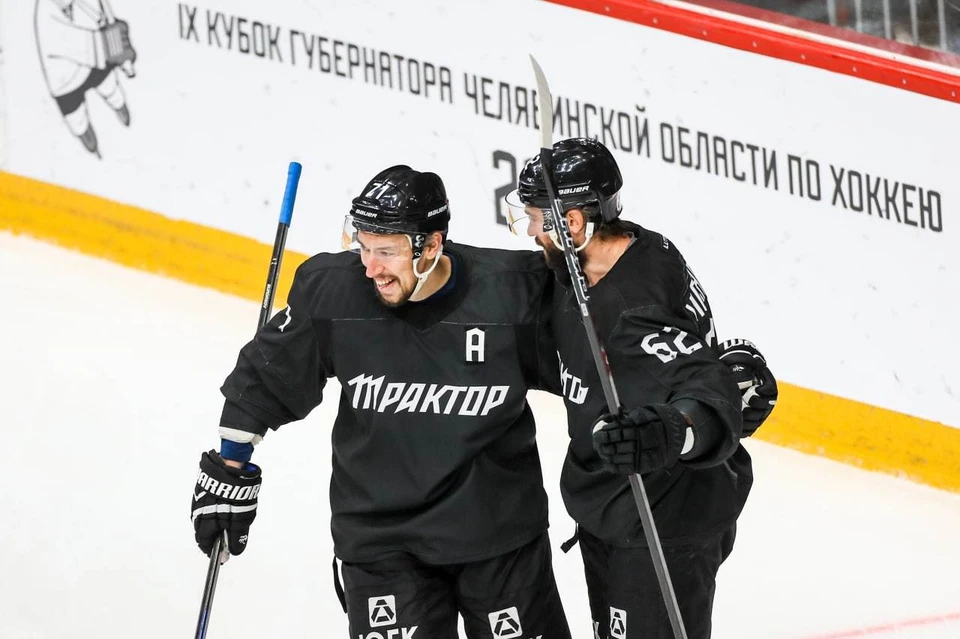 "Трактор" обошел "Автомобилиста" со счетом 3:1. Фото: HC TRAKTOR | OFFICIAL/t.me