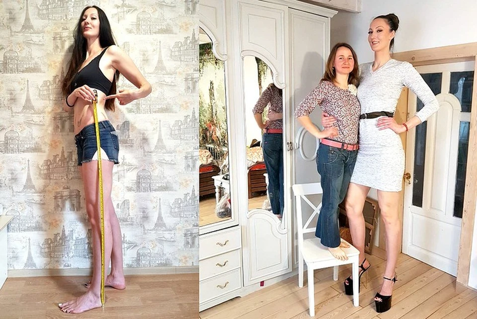 Обладательница самых длинных ног и самая высокая женщина в России Екатерина Лисина. Фото: личный архив Екатерины.