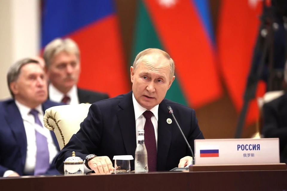 Путин поддержал членство Беларуси в ШОС. Фото: пресс-служба Кремля