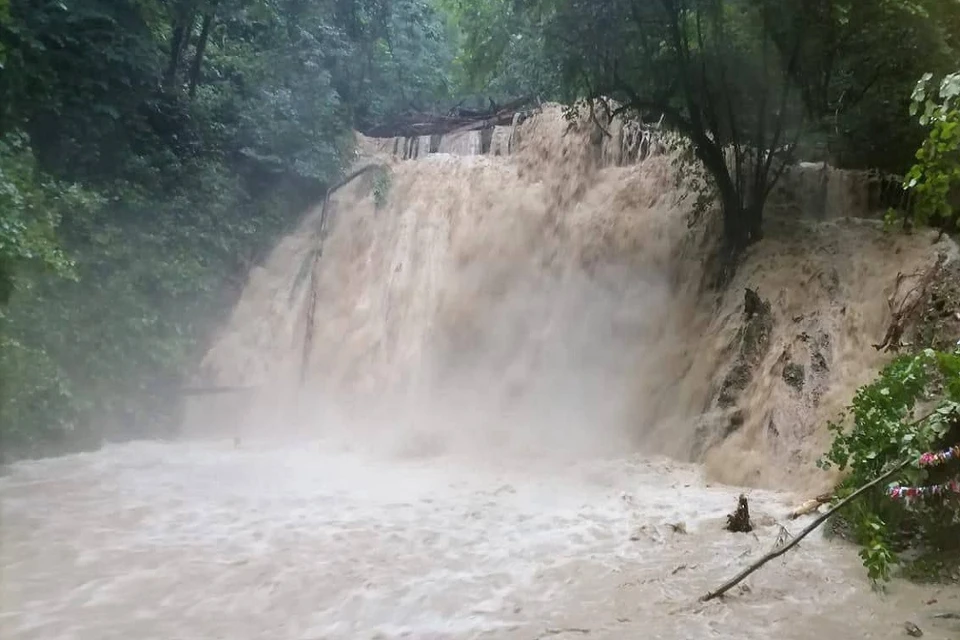 Водопад закрыли. Фото: пресс-служба нацпарка