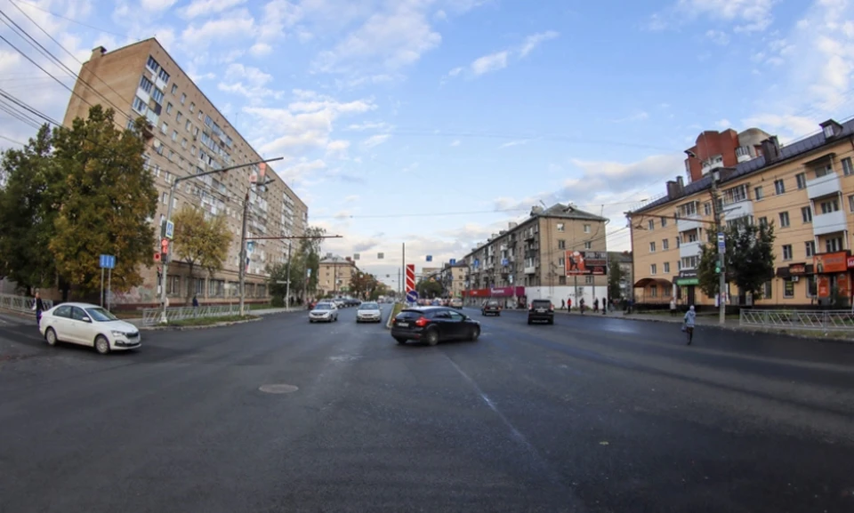 В Смоленске завершили дорожные работы на улице Кирова. Фото: пресс-служба администрации города.