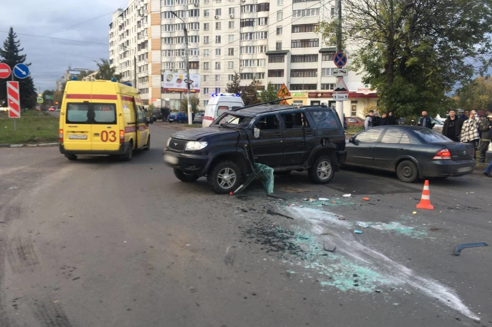 ДТП произошло на площади Конституции. Фото: УГИБДД по Тверской области.