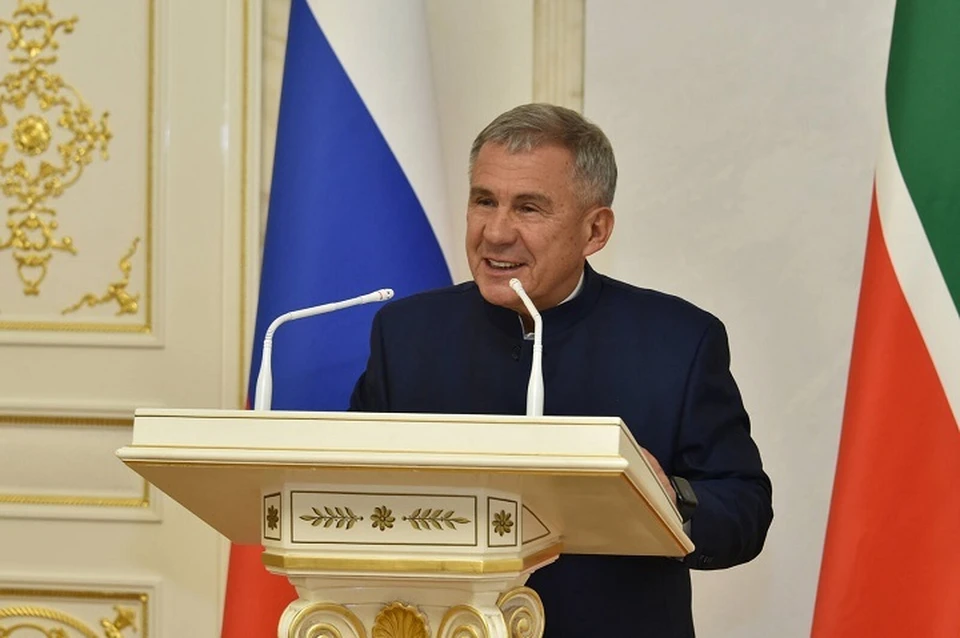 Свое заявление он сделал во время торжественного мероприятия, посвященного Дню учителя. Фото: president.tatarstan.ru