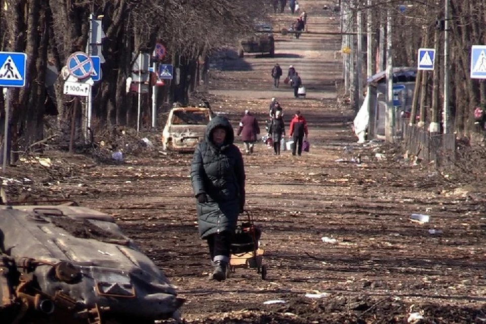 Город сильно пострадал от боевых действий. Фото: МВД ДНР