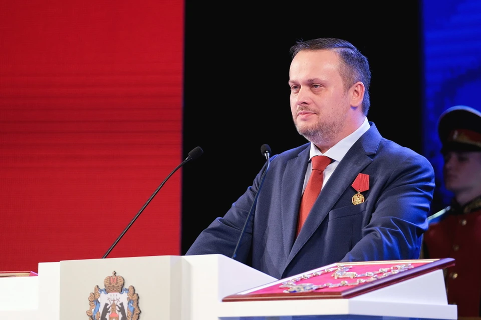 За Андрея Никитина проголосовали свыше 77% жителей региона из пришедших на избирательные участки. Фото: пресс-служба губернатора Новгородской области