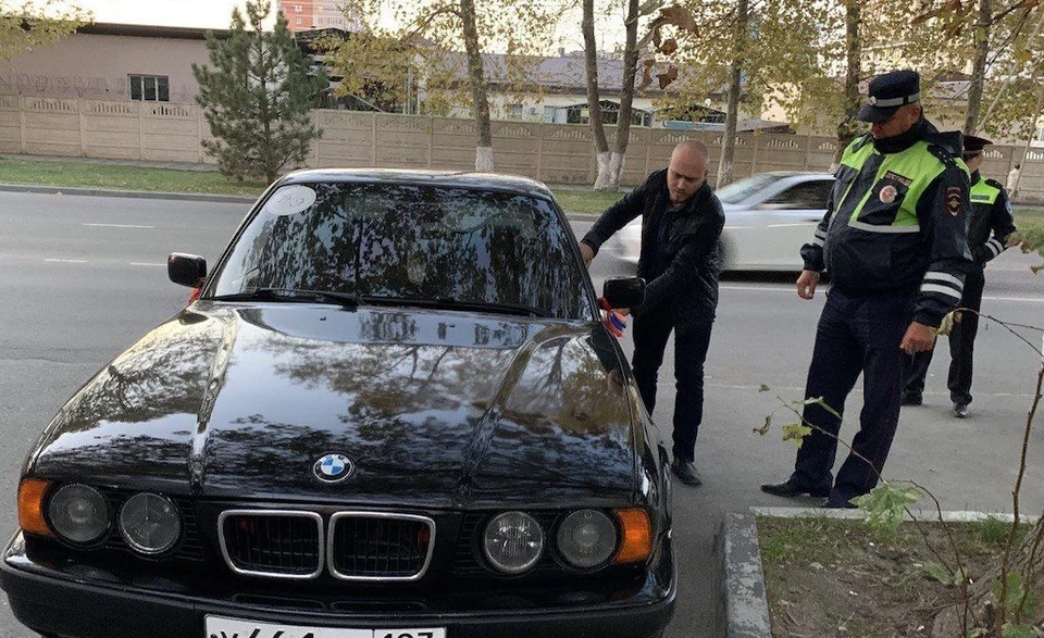 Анапчанин ездил по встречке в тонированном авто, да еще и без ОСАГО. Фото: ОМВД РФ по городу Анапе.