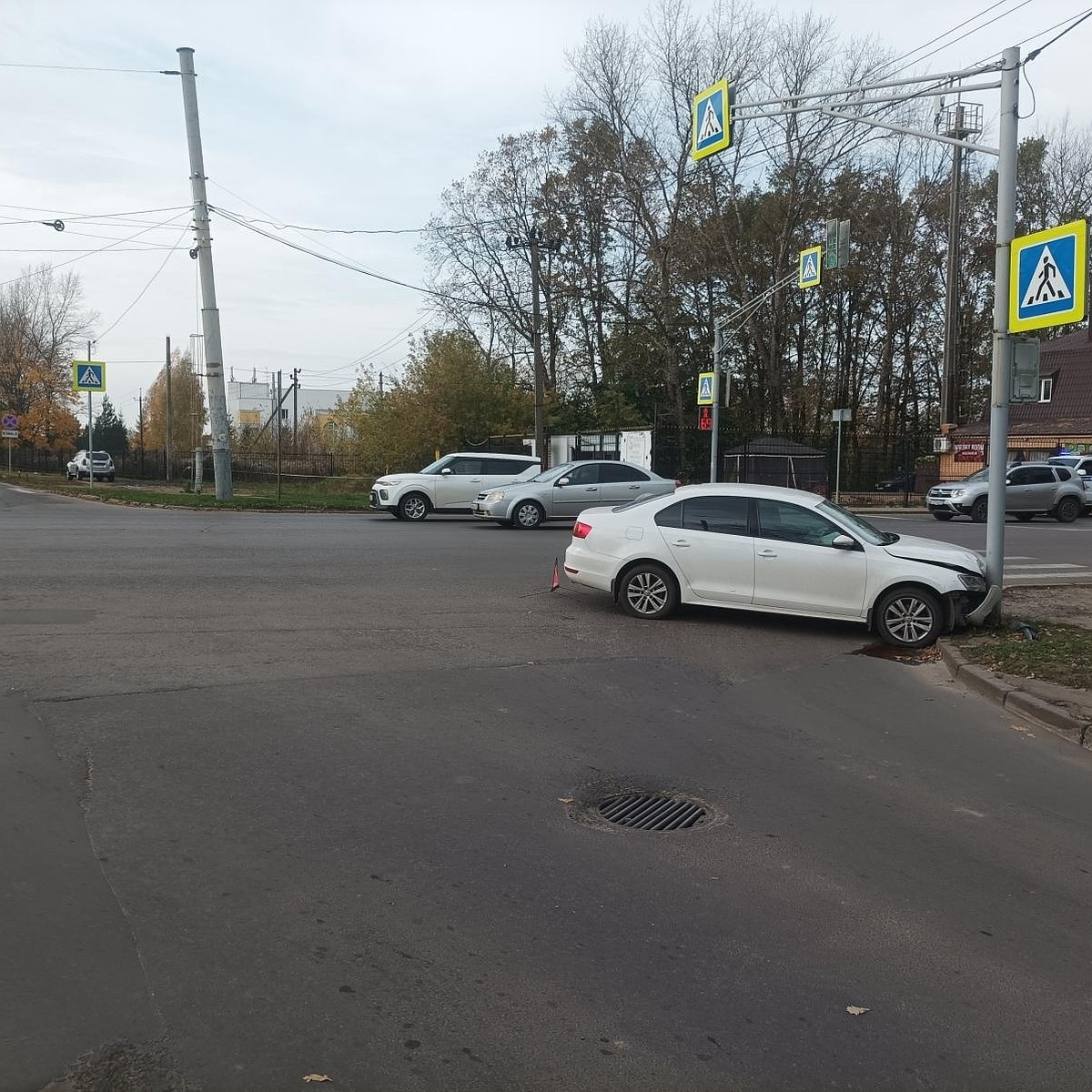 На Наугорском шоссе в Орле автоледи на 