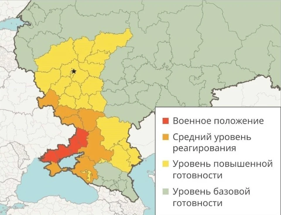 Карта южного округа россии с городами и областями