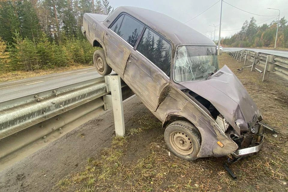 9-летний мальчик попал в больницу с травмой головы после ДТП в Братске