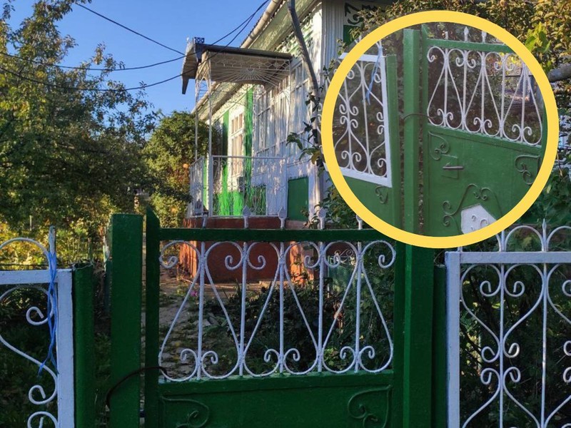 Дом и двор мамы президента Молдовы Эмилии Санду на замке.
