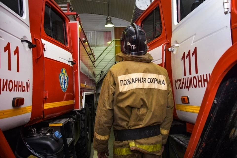 Пожарные быстро справились с огнем