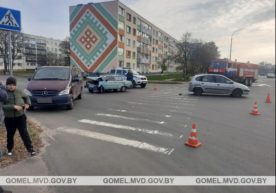 "ДТП века" произошло в Калинковичском районе. Фото: gomel.mvd.gov.by