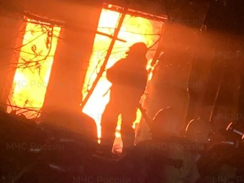 По словам очевидцев, причиной пожара мог стать поджог.