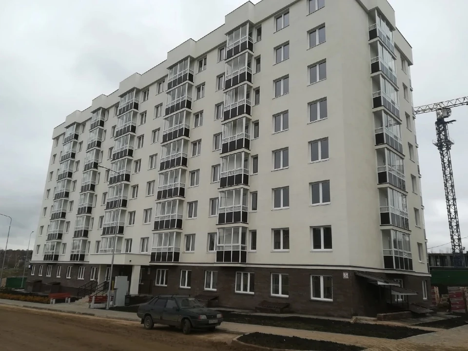 Строительство 8-этажного дома завершилось в нижегородском ЖК «Новинки Smart City». Фото: группа Вконтакте "Типичный ЖК Новинки Smart City Нижний Новгород"