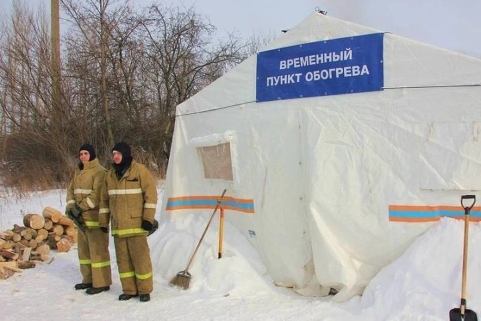 В пунктах обогрева можно отдохнуть, поесть, согреться и зарядить телефон