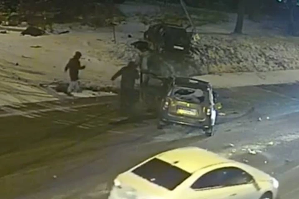 Два человека пострадали в лобовом ДТП в Петербурге
