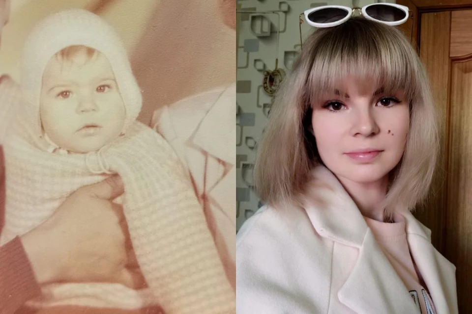 Разница между этими фотографиями - 30 лет. Фото: личный архив героини публикации