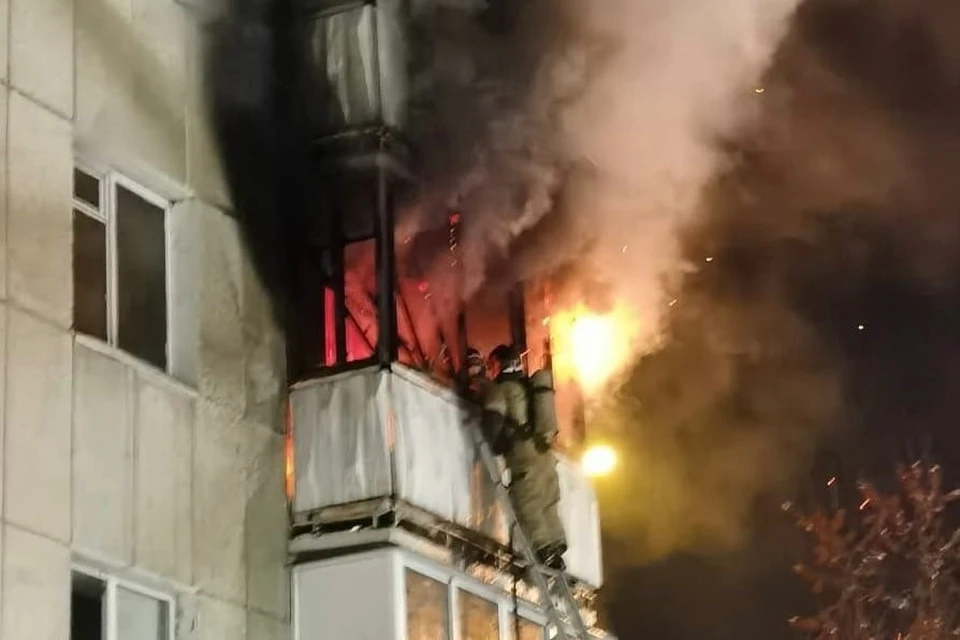При пожаре удалось эвакуировать 33 человека