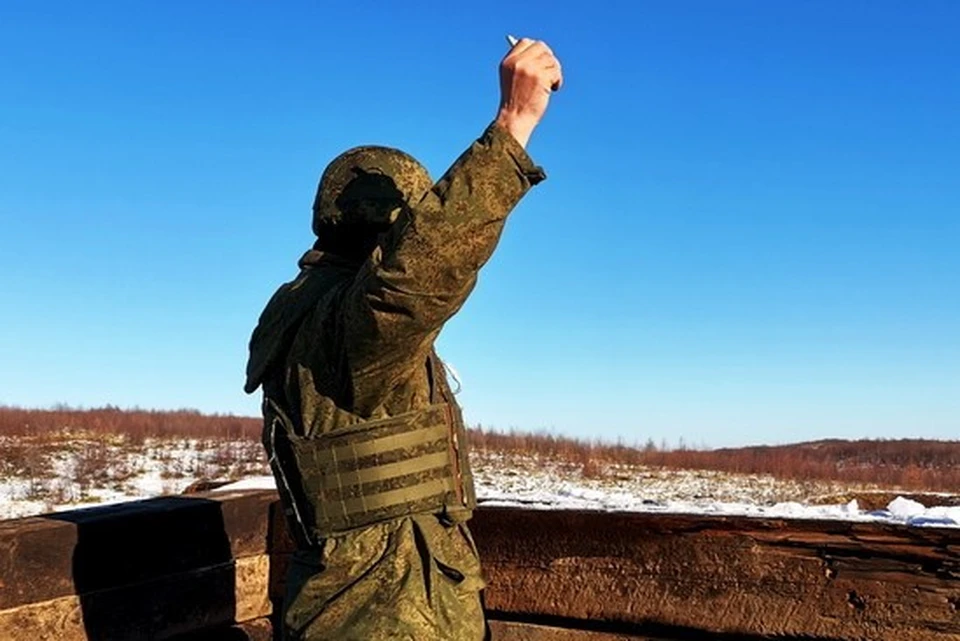 Гранатами поражались ростовые мишени и укрытия в виде окопов. Фото ВВО