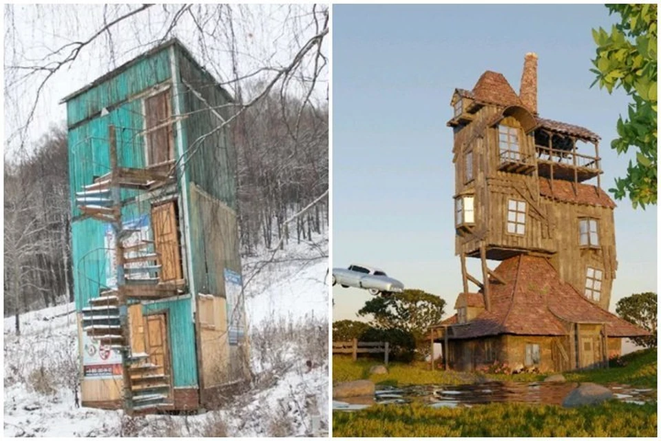 В поселке Красная Поляна выставили на продажу дом волшебников из Гарри Поттера.