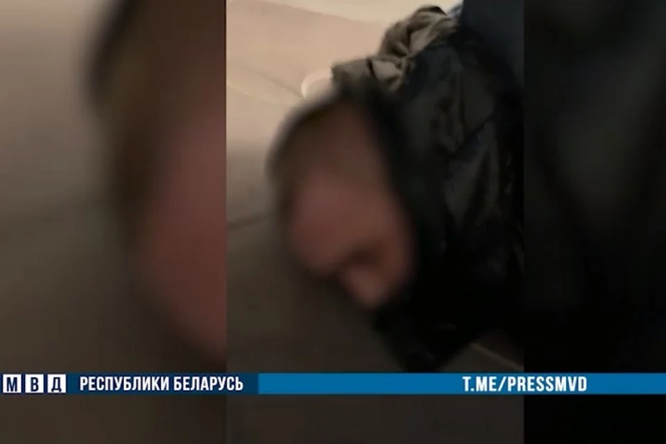 Россияне ограбили в Санкт-Петербурге человека и хотели через Беларусь скрыться в ЕС. Фото: стоп-кадр | видео МВД