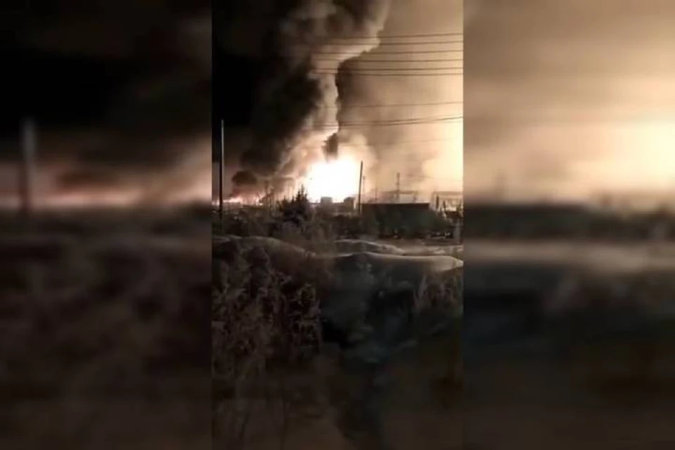 Названо число пострадавших при пожаре на нефтяном месторождении в Усть-Кутском районе. Фото: скрин видео с ТГ-канала губернатора Иркутской области Игоря Кобзева.