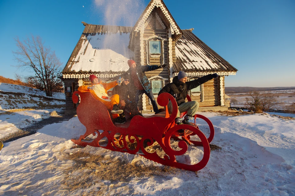 Волшебные сани увезли команду «Комсомолки» прямо в новогоднюю сказку.