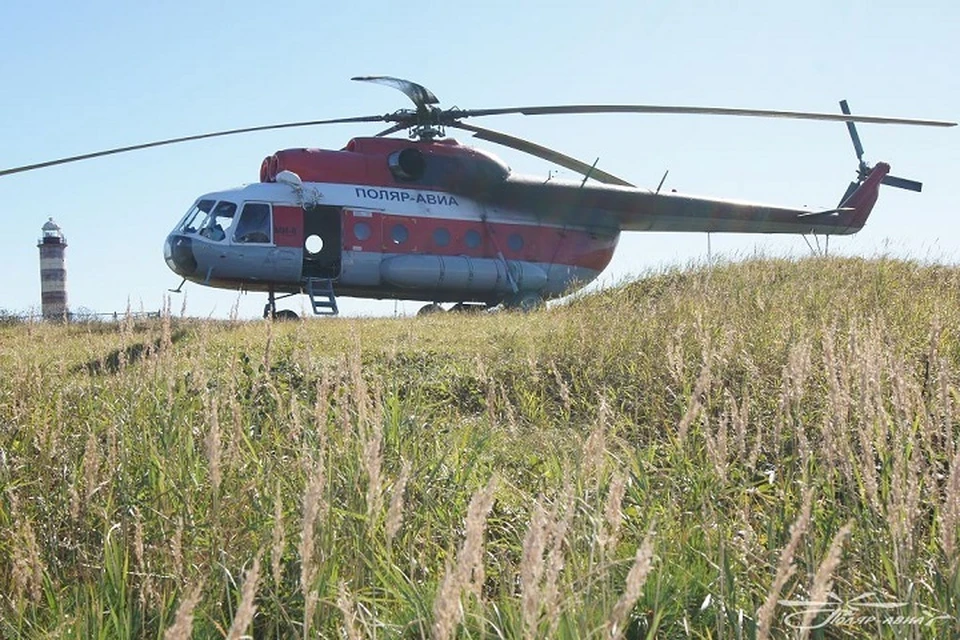 Вертолет разбился при посадке в Магаданской области Фото: polar-avia.ru