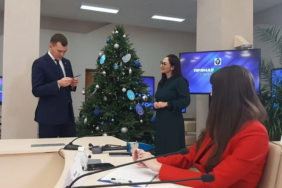 Михаил Дегтярев дал старт акции «Елка желаний» в Хабаровском крае