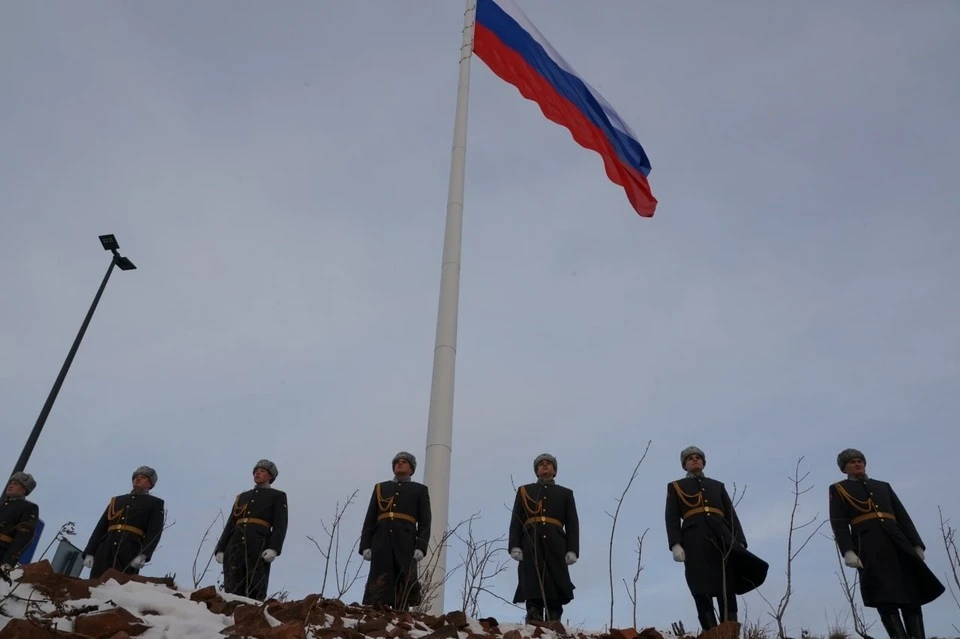 Красноярский флагшток оказался вторым по высоте