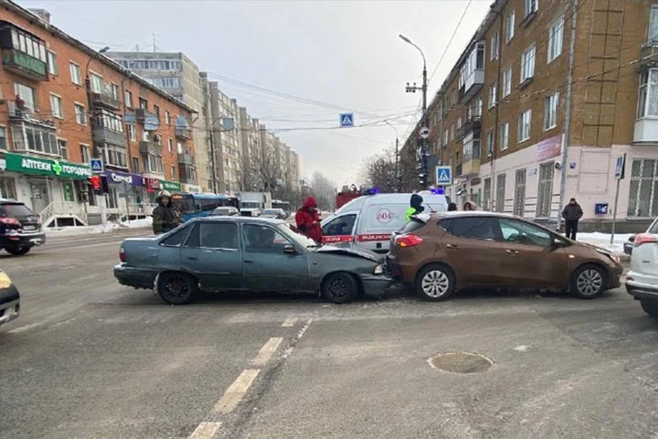 ДТП на улице Горького в Твери Фото: УГИБДД России по Тверской области