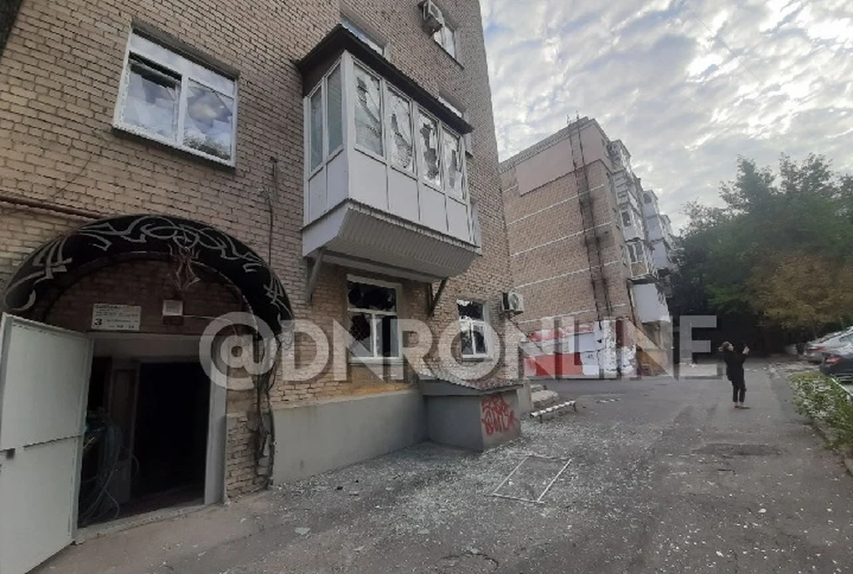 Под ударом вновь оказался центр города (архивное фото). Фото: ДНР Онлайн
