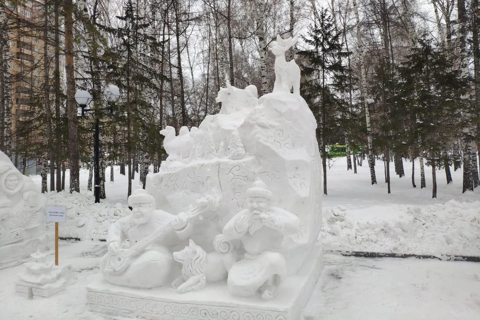 В Новосибирске завершился фестиваль снежной скульптуры.