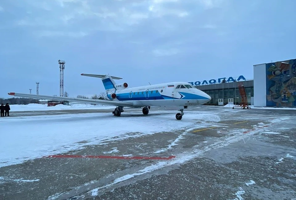 Самолет вынужденно сел в Вологде. Фото: Северо-Западная транспортная прокуратура.