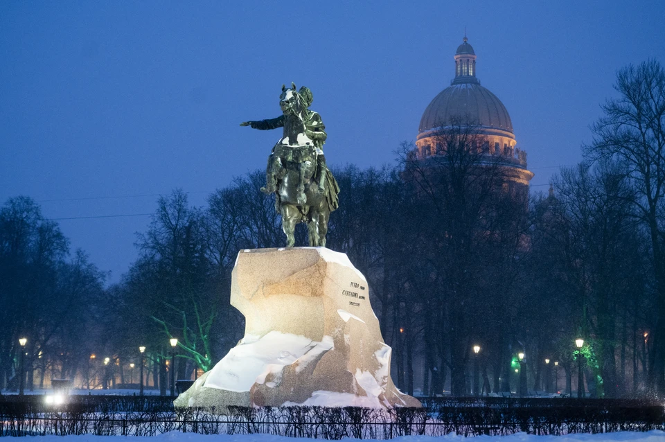 Оттепель пришла в Петербург 12 января