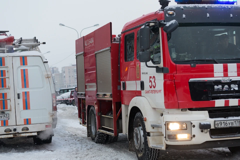 На место ЧП выезжали две пожарные машины