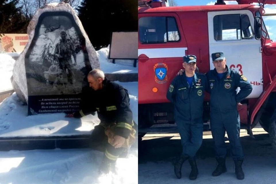 Пожарный из Новосибирской области поедет добровольцем на СВО в составе батальона «Вега». Фото: предоставлено руководством ПСЧ-63 ГУ МЧС России по Новосибирской области.