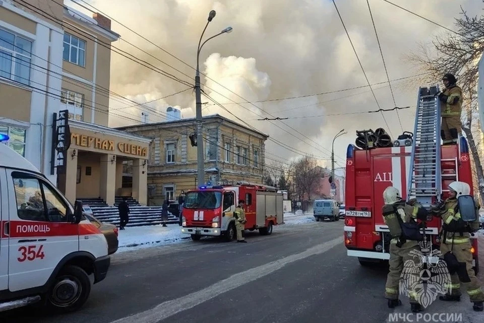 Пожар на Некрасовской унес жизни женщины и маленькой девочки. Фото: ГУ МЧС по Самарской области