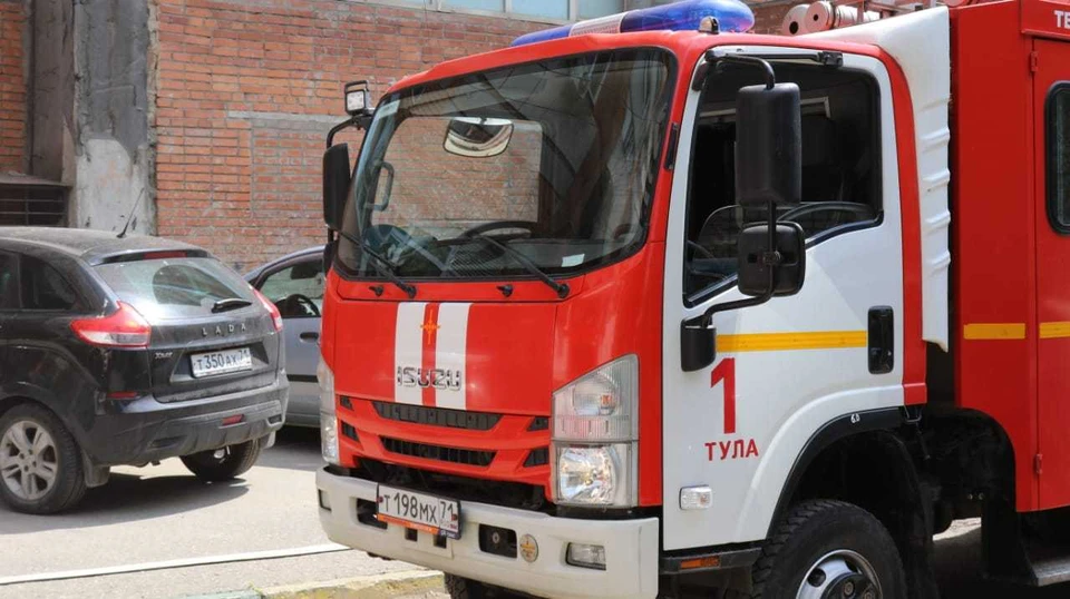 Во время пожара в Туле эвакуировали трех человек