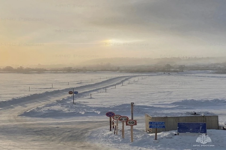 24 января в Иркутской области открыли сороковую ледовую переправу