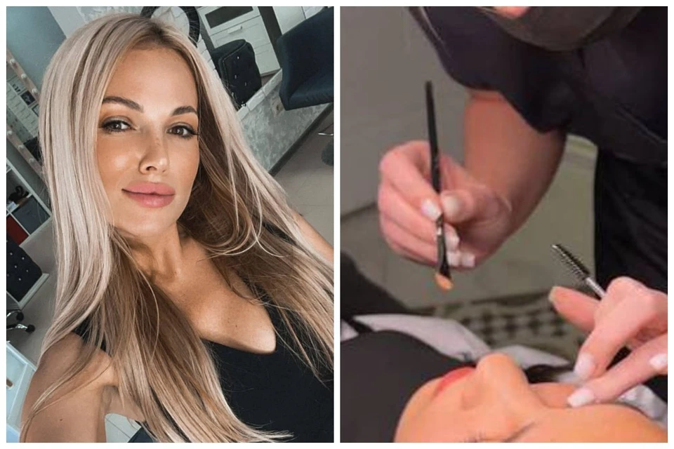 Woman is DUMPED after botched microblading left her with four eyebrows in 2022 P