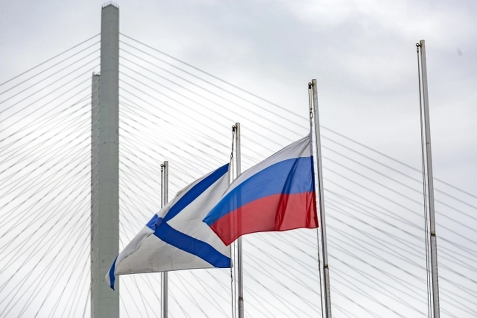 Вид на мост через бухту Золотой рог.