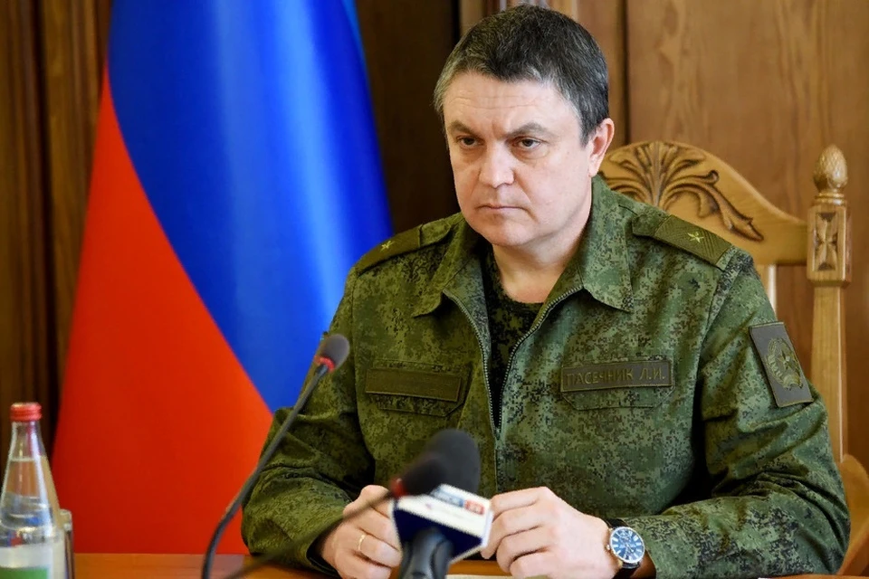Руководитель Республики подчеркнул, что жители Луганщины всегда будут гордиться подвигом своих предков. Фото: пресс-служба Главы ЛНР
