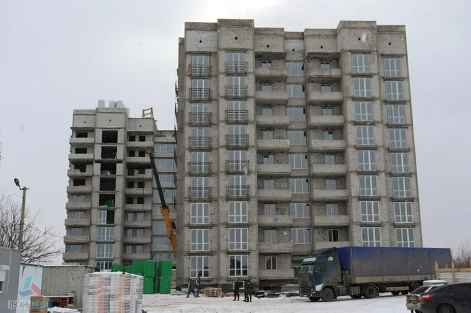 Работы на недостроях Алчевска будут завершены в срок. Фото: Минстрой ЛНР