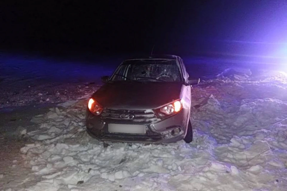 В Ухоловском районе легковушка сбила человека. Фото: пресс-служба УМВД по Рязанской области.